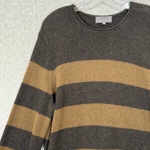 Vince. Wool Camel Hair Sweater Size L Pullover Preppy Quiet Luxury Autumn Campus